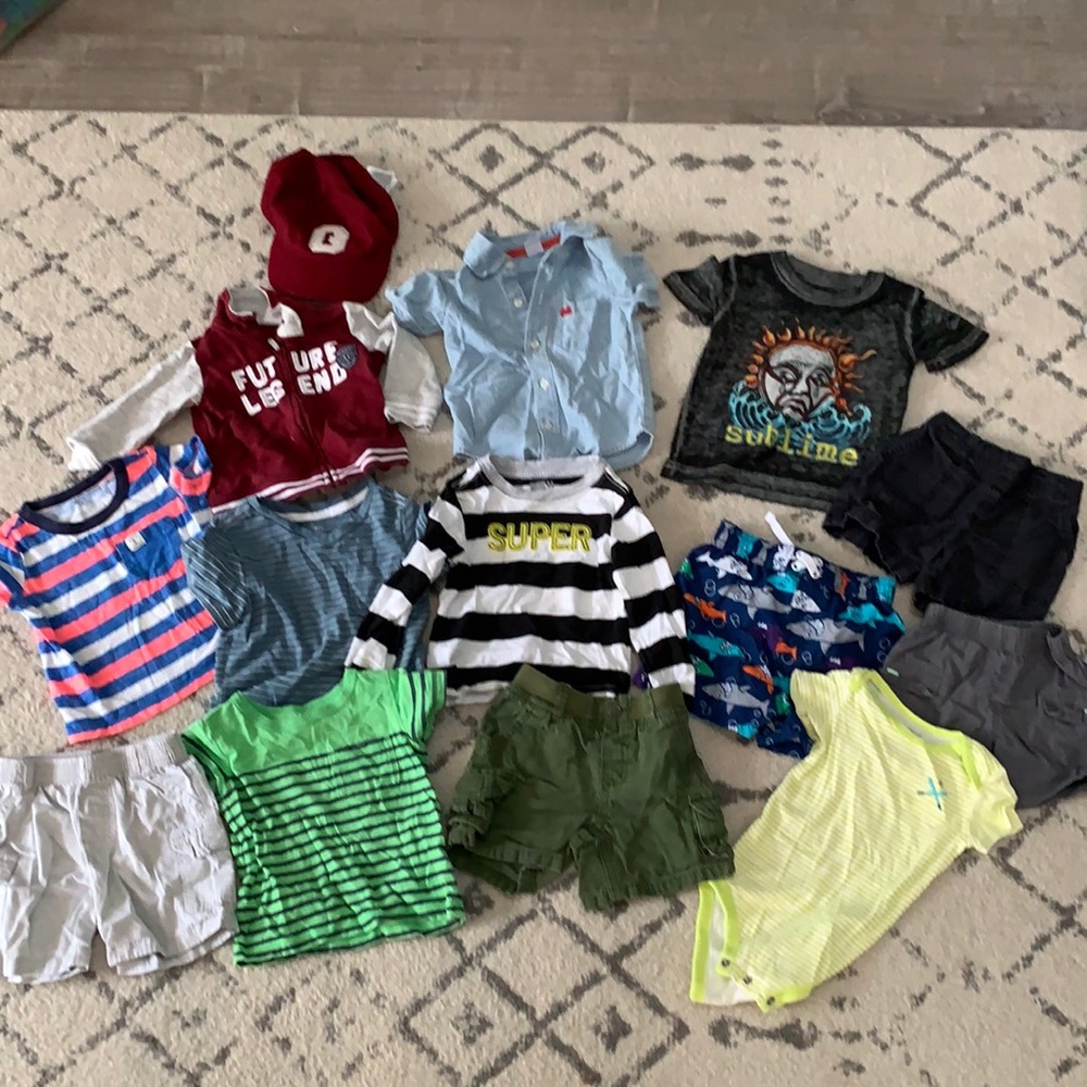 14 piece boys size 12 months lot